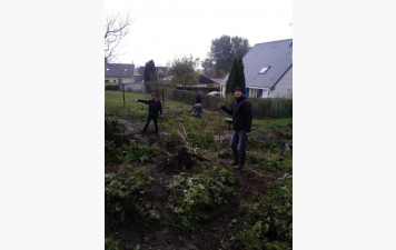Travaux sur notre zone crawler.